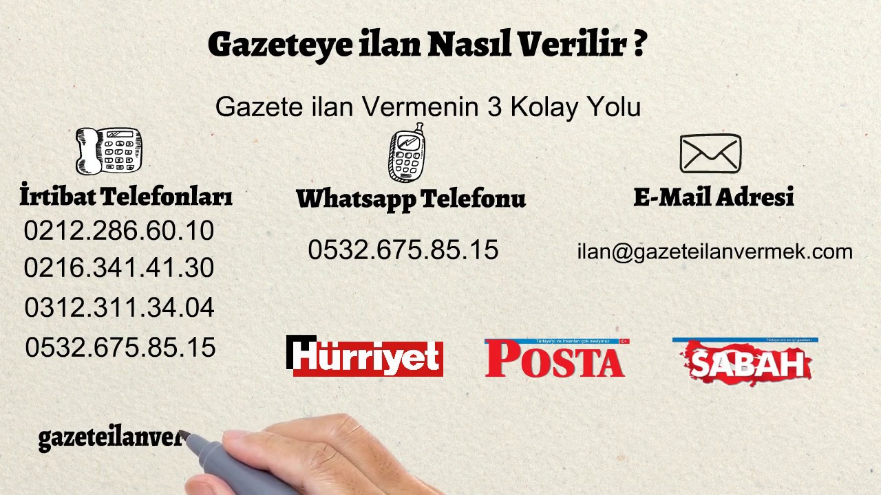 Gazete ilan vermek